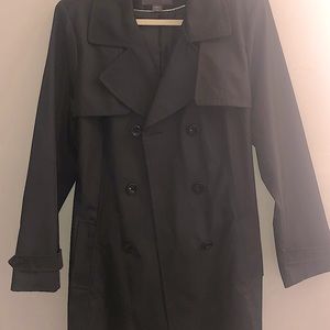 Black Belted Trench Coat